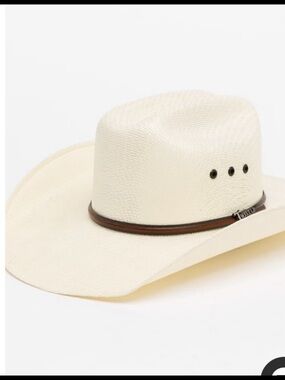 Twister Shantung Straw 5X Cowboy Hat T71563 6 7/8 New Western Southwestern